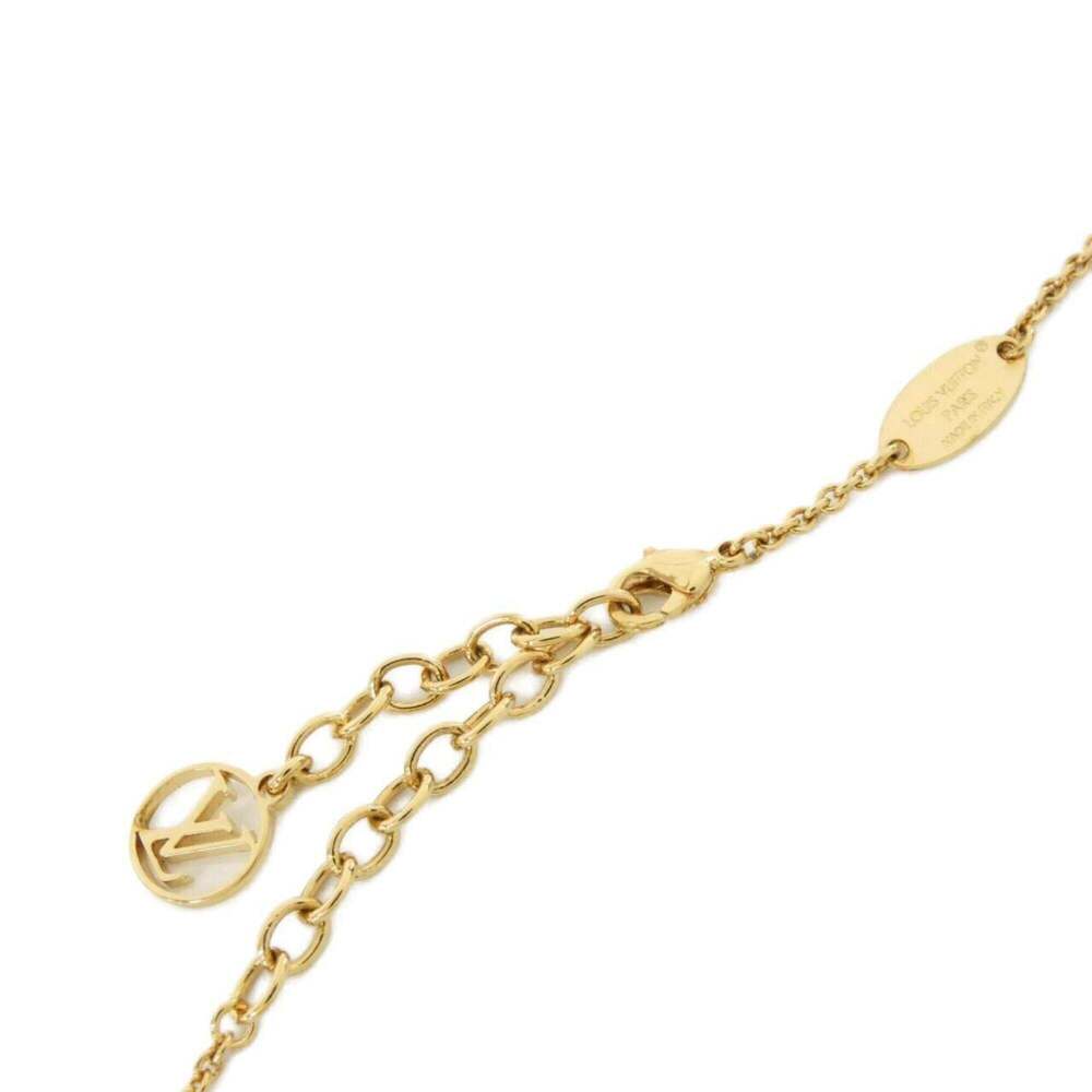LOUIS VUITTON Gold Necklace - Picture 4 of 5